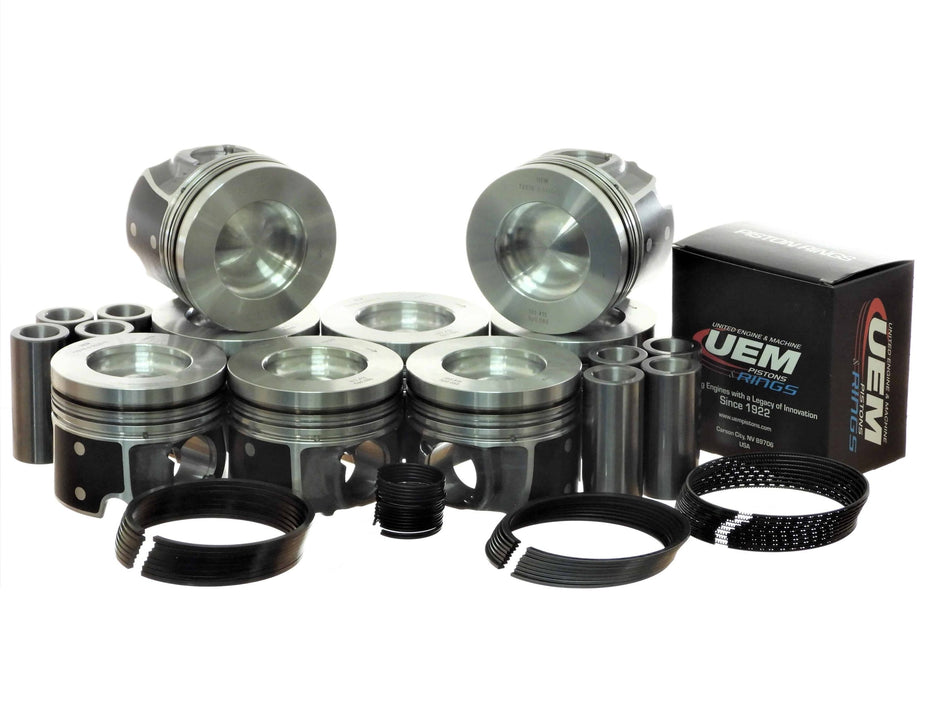 GM Duramax 6.6L L5P V8 2017-2018 DUALOY Piston Kit with PVD Rings