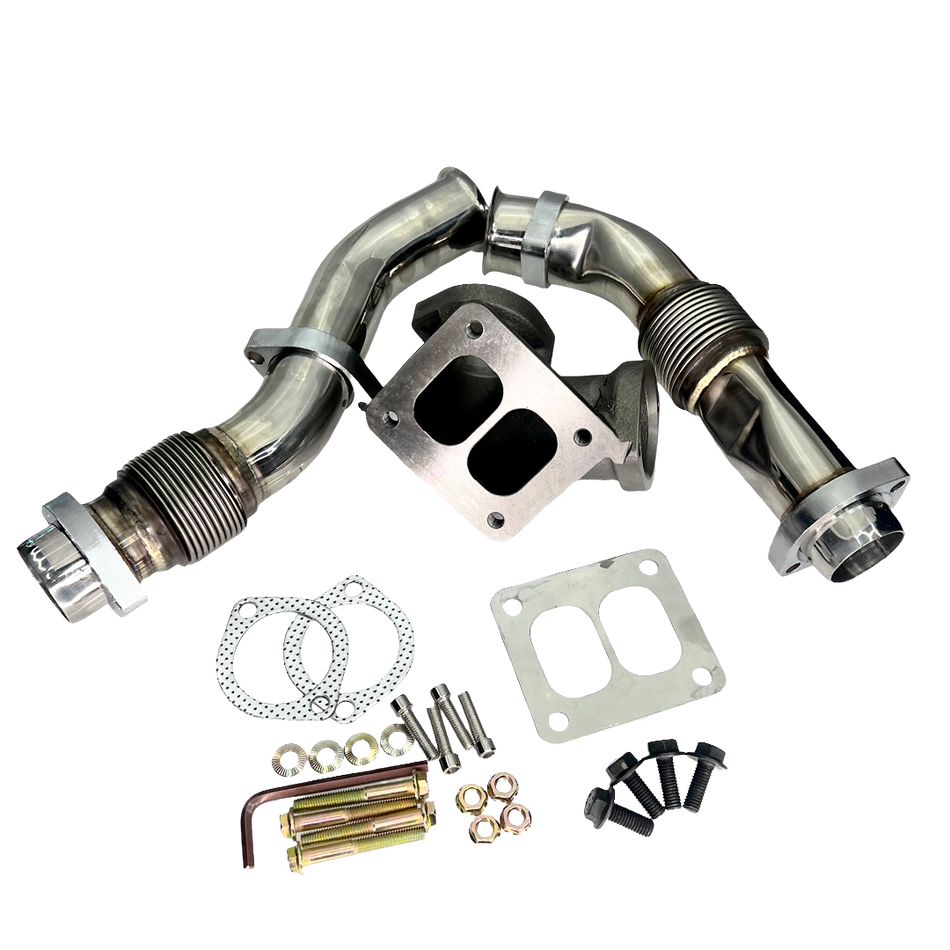 Odawgs Diesel Bellowed Up Pipes - 7.3 Powerstroke OBS (1994-1998)