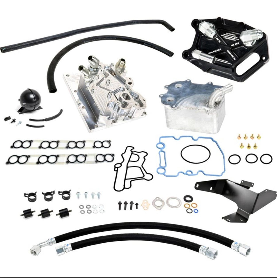 BULLET PROOF DIESEL VK688-100 OEM STYLE OIL COOLER REMOTE MOUNT KIT