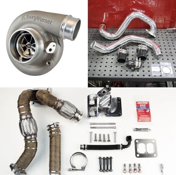 S300 T4 Borg Warner Turbo & IC Pipe Kit. (RACE USE ONLY)