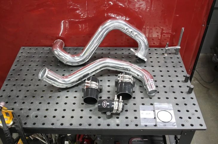 SCBI-6.0 Intercooler Pipe Kit (Finish Raw)