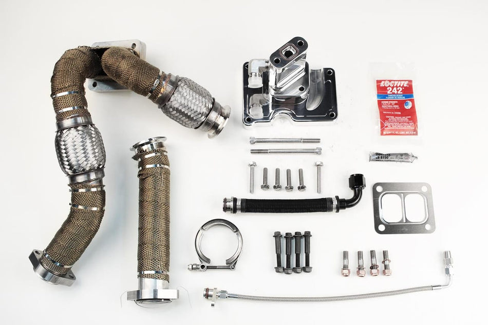 6.0 Powerstroke Non VGT S300 T4 Fast Spool Turbo Kit