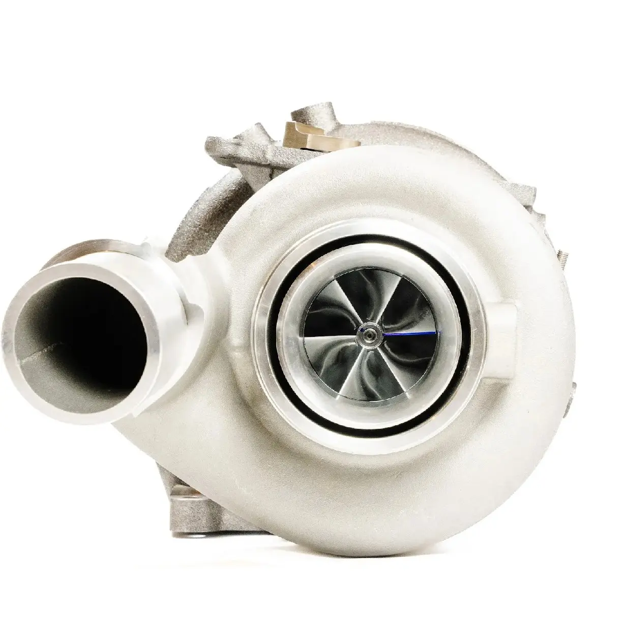 Turbocharger compressor wheel close-up
