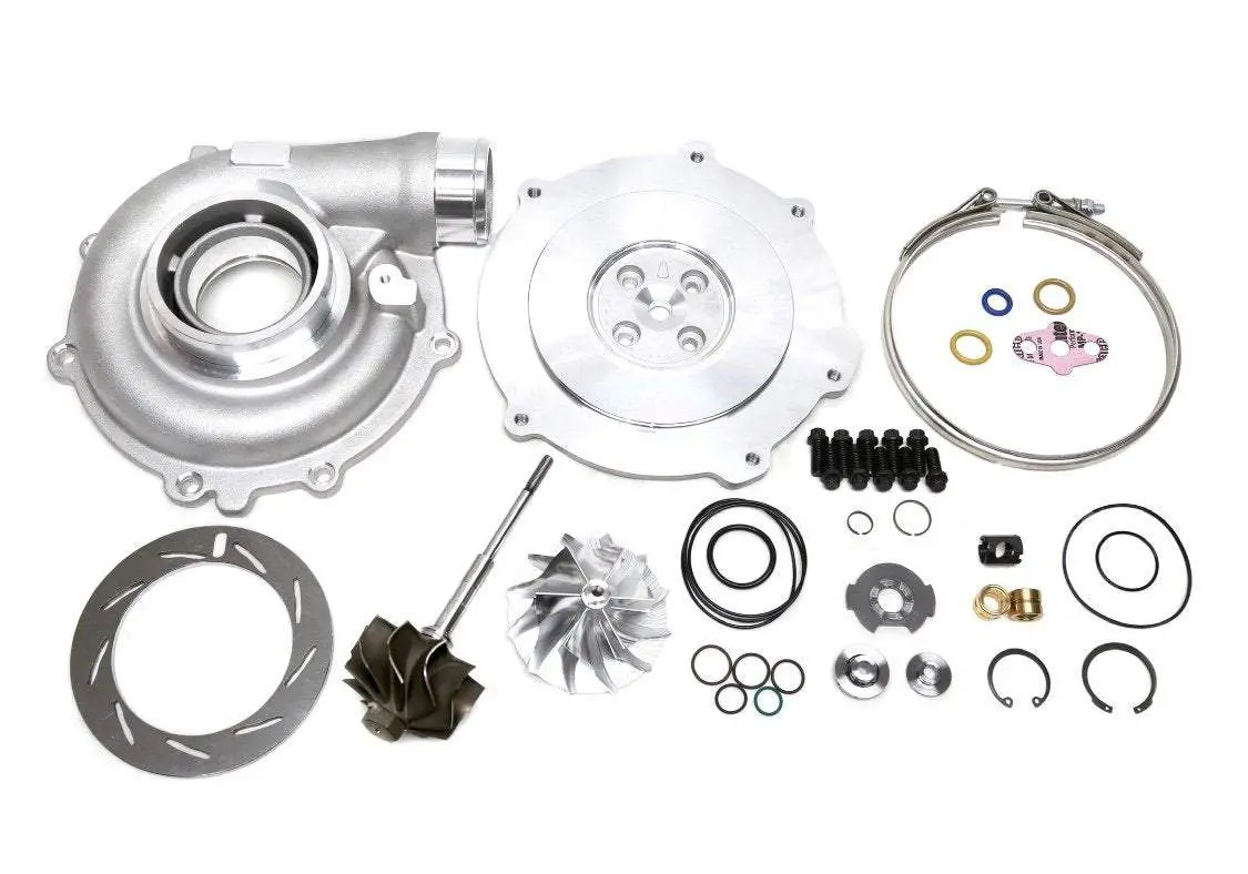 Assorted turbocharger rebuild kit components