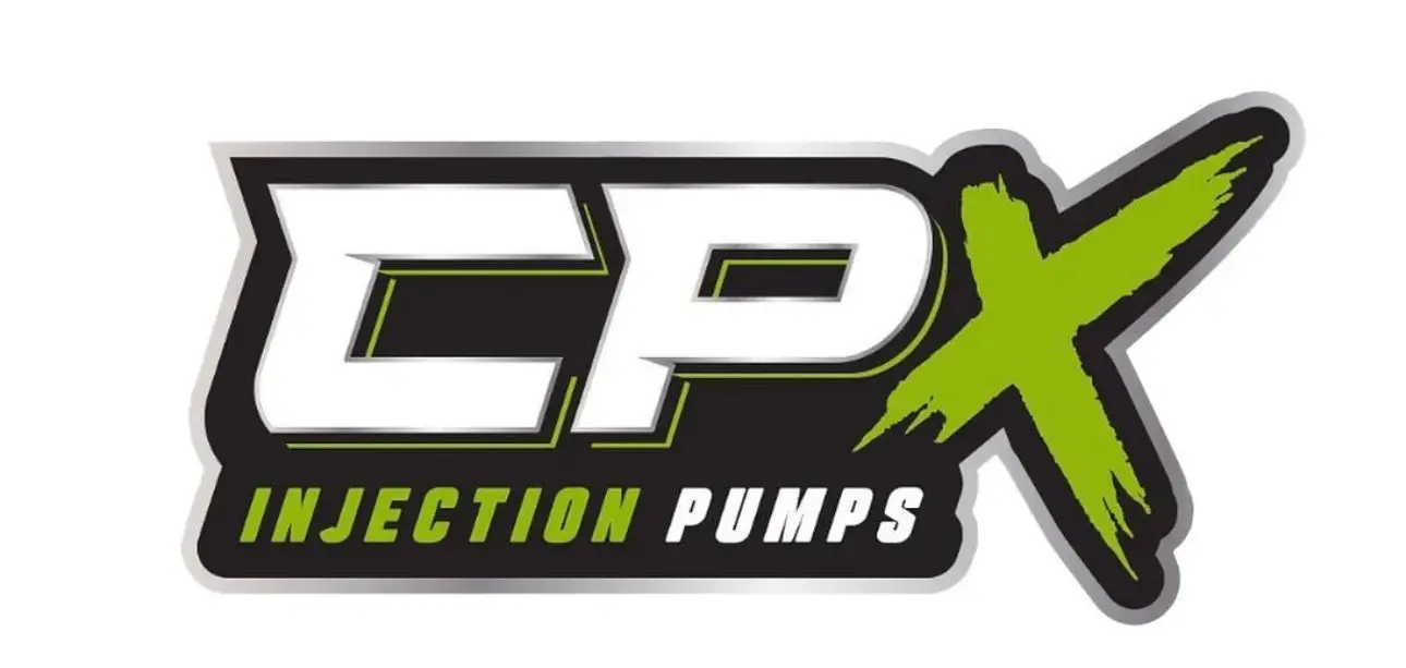 CPX Injection Pumps logo with bold green X