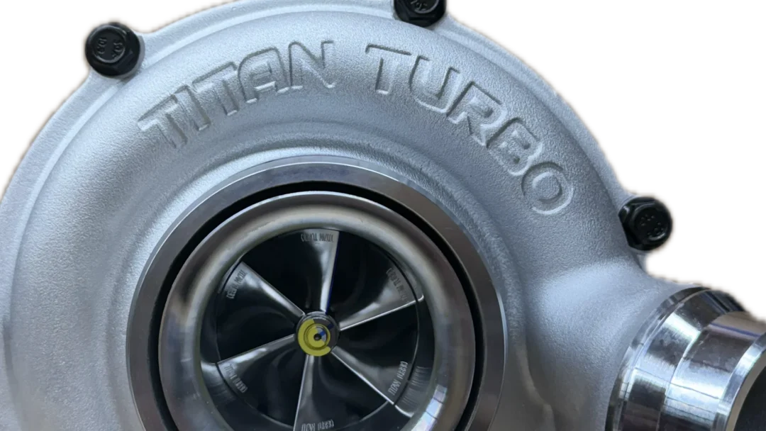 Titan Turbocharger compressor wheel close-up